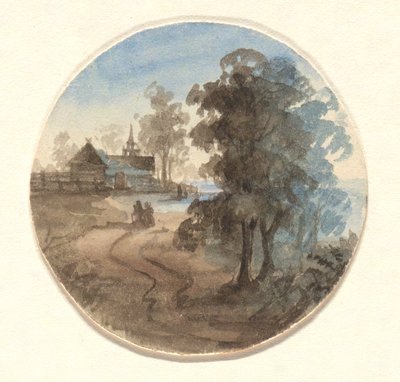 Sketch Near Harlem, New York by Unknown