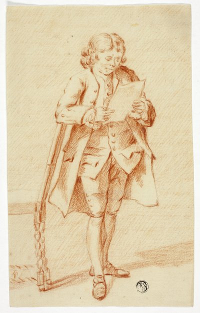 Standing Man Reading a Letter by Unknown