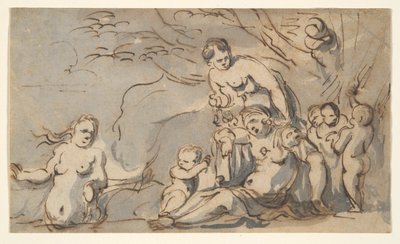 Study for the Abduction of Rinaldo [?] by Unknown