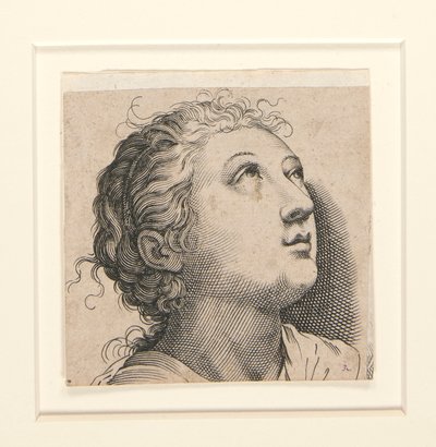 Untitled (Woman Looking Up) by Unknown