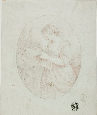 Young Woman Reading by Unknown