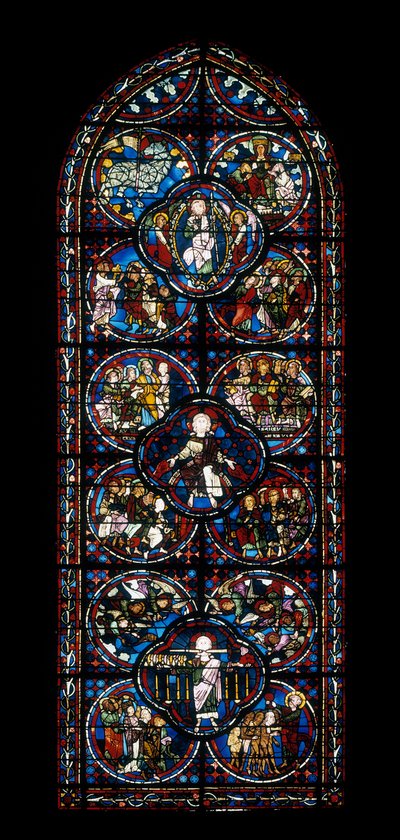Ambulatory window (stained glass) by Unknown artist