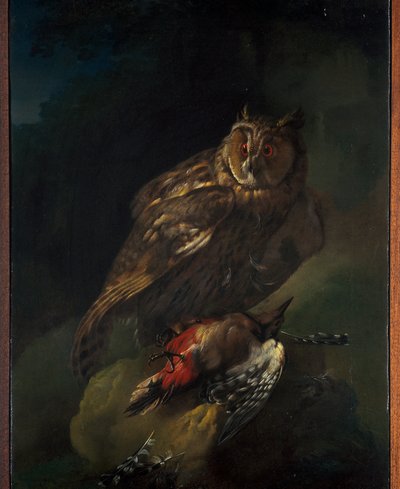 An Owl with Its Prey by Unknown