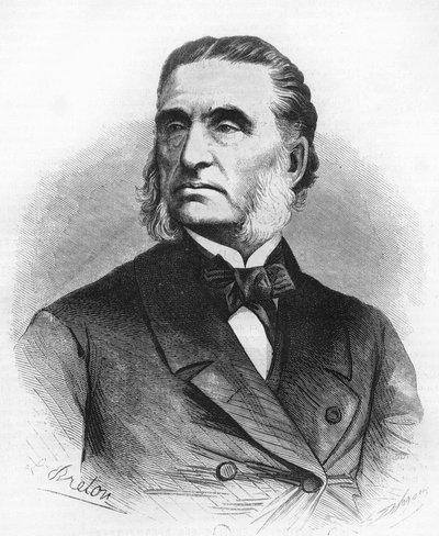 Armand Trousseau (1801-1867), French physician. by Unknown artist