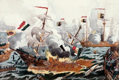 Battle of Lissa, July 20 by Unknown artist