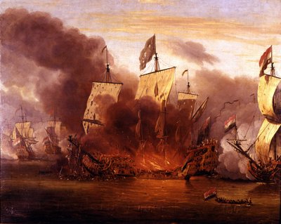 Battle of Solebay: 7/06/1672 by Unknown artist
