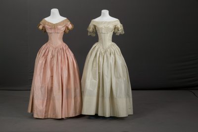 Bridesmaid dress and flower girl dress by Unknown artist