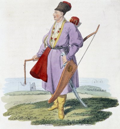 Central Asian warrior, early 19th century by Unknown artist