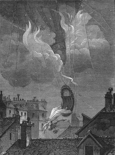 Death of Madame Blanchard (His Ball) by Unknown artist