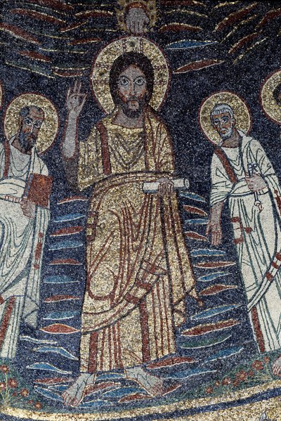 Detail of Jesus by Unknown artist