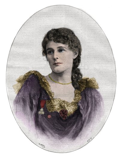 Portrait of Edith Maud Gonne, Irish Revolutionary by Unknown artist