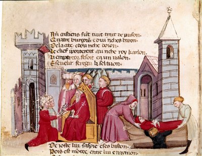 Entry to Spain (miniature) by Unknown artist