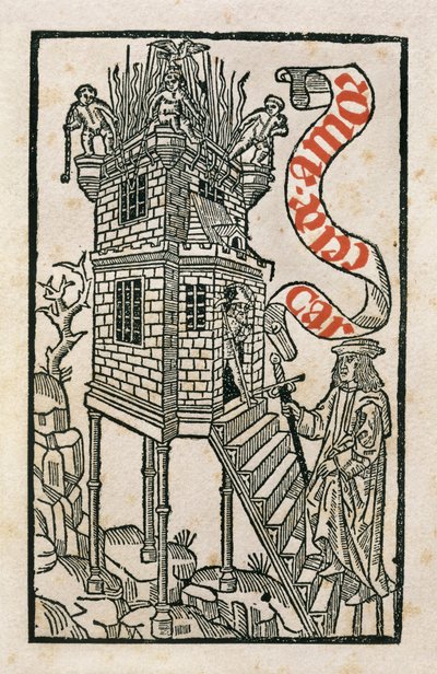 Frontispiece of Carcel de Amor by Unknown artist