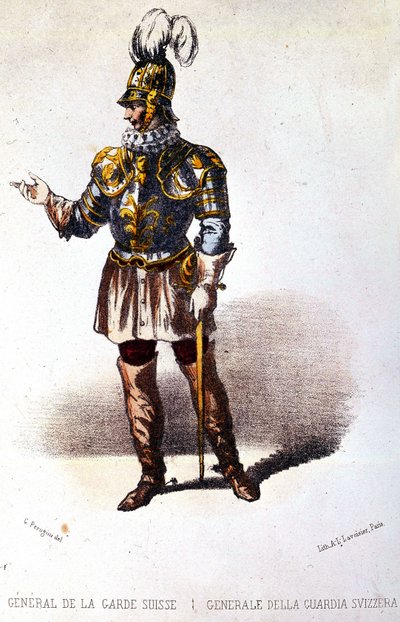 General of the Swiss Guard, circa 1860 by Unknown artist