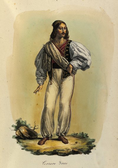 Greek pirate of the 18th century. by Unknown artist