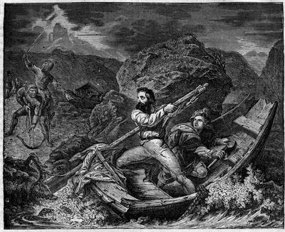 William Tell rescuing Baumgartner by Unknown artist
