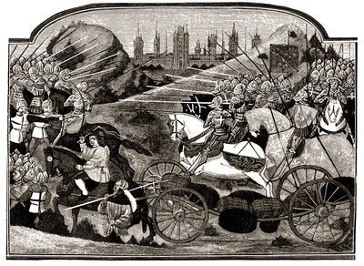 Herring Day, Rouvray-Saint-Denis (print) by Unknown artist
