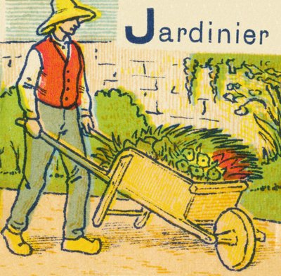 J as Gardener by Unknown artist