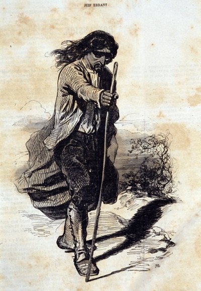 Judaism: Jewish travelling salesman (wandering Jew) by Unknown artist