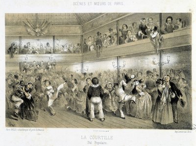 La Courtille: Folk Ball - 19th Century by Unknown artist