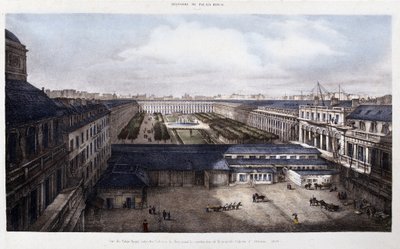 Le Palais-Royal before 1828 by Unknown artist