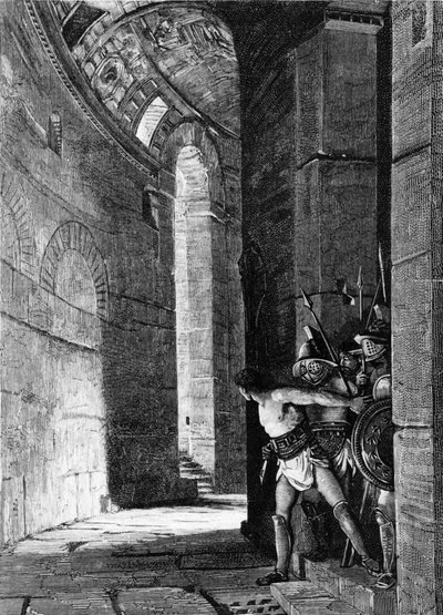 Escape of Spartacus by Unknown artist