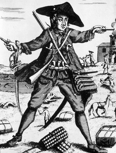 Mandrel weapon to teeth - engraving by Unknown artist