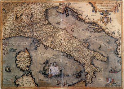 Map of Italy by Unknown artist