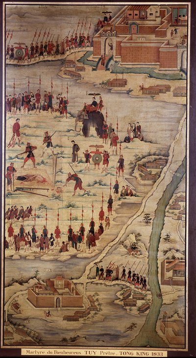 Martyrdom of Blessed Tuy by Unknown artist