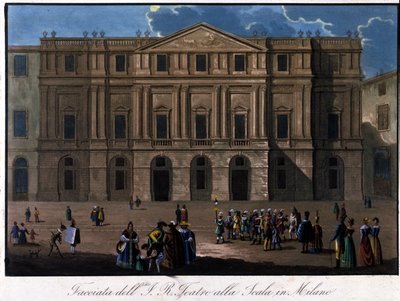 Milan, La Scala, around 1810. by Unknown artist