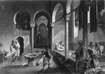 Moorish bath in Algiers by Unknown artist