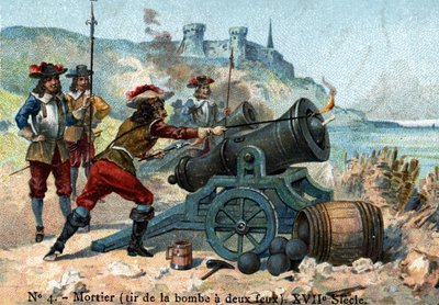 Mortar in the 18th century by Unknown artist
