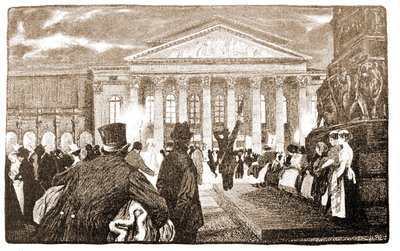 Munich Theatre, Hoftheater. 19th Century by Unknown artist