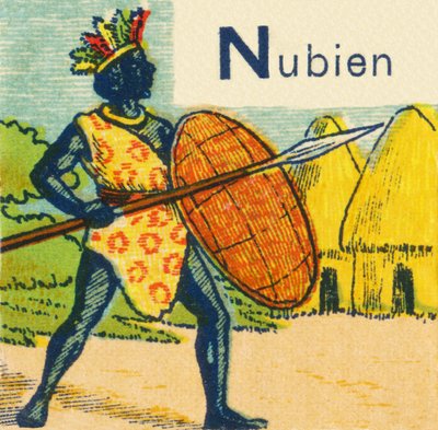 N as Nubian by Unknown artist