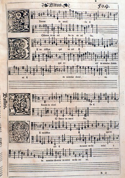 Page from Liber Octo Missarum (1541) by Unknown artist