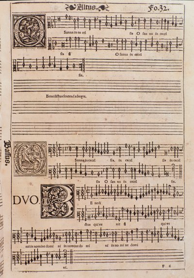 Page from Liber octo missarum by Unknown artist