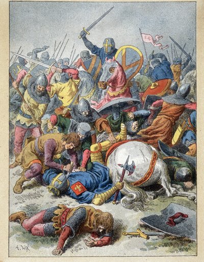 Philip Augustus in Bouvines by Unknown artist