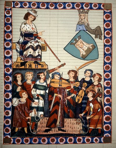 Poetry of Troubadours by Master Heinrich Frauenlob by Unknown artist