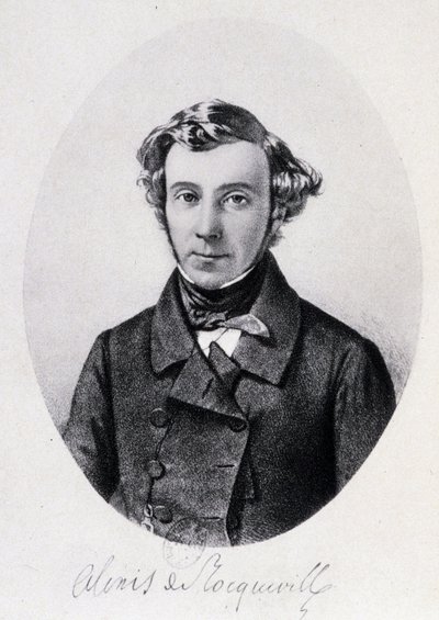 Portrait of Alexis de Tocqueville by Unknown artist
