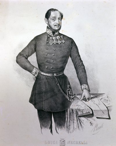 Portrait of Alois Negrelli by Unknown artist