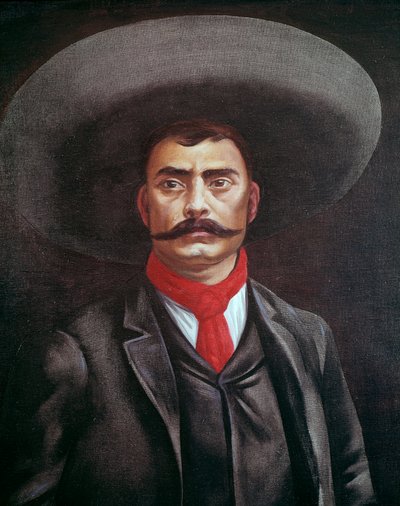 Portrait of Emiliano Zapata by Unknown artist