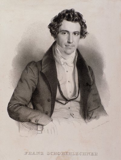 Portrait of Franz Schoberlechner by Unknown artist