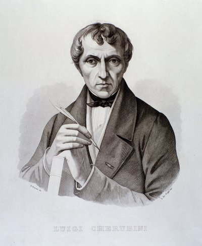 Portrait of Luigi Cherubini by Unknown artist