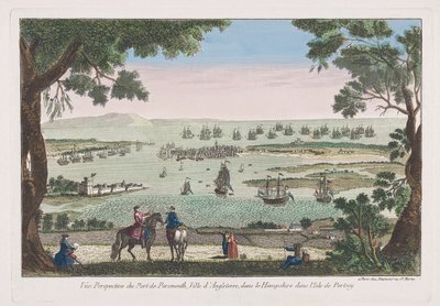 Portsmouth, England in the 18th Century by Unknown artist