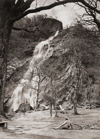 Powerscourt Waterfall, Ireland by Unknown artist