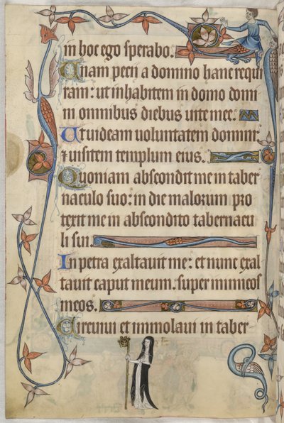 Psalm 26; an abbess by Unknown artist