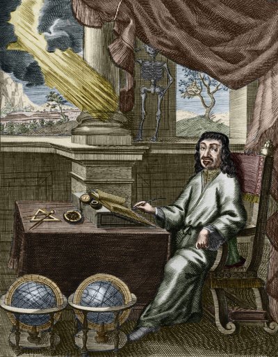 René Descartes (1596-1650), French philosopher and mathematician. by Unknown artist