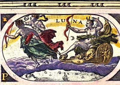 Representation of the Moon by Unknown artist