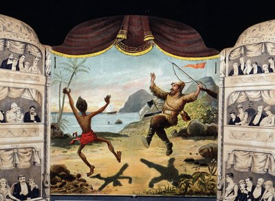 Robinson Crusoe and Friday by Unknown artist