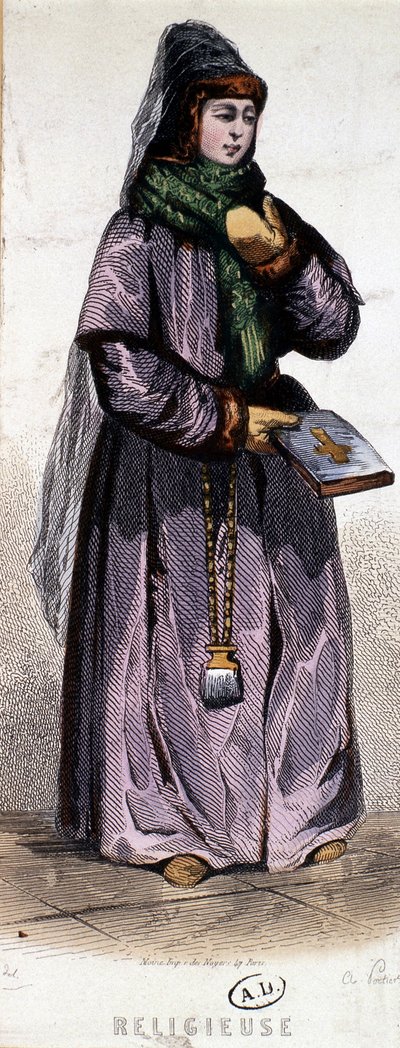 Russian Orthodox Religion, Engraving by Unknown artist